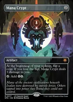 1x Mana Crypt (017) ~~ Borderless English Special Guests MTG Magic NM-Mint - Image 1