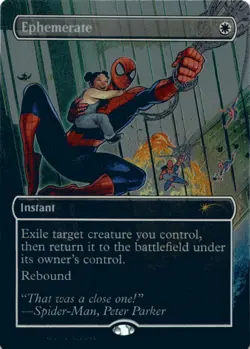 MTG Ephemerate (Rainbow Foil) Foil NM Secret Lair Drop Series Magic 1990 - Image 1