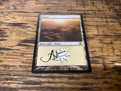 MTG Tenth Edition 10E Plains Artist Proof Signed John Avon 2007 365/383 Magic - Image 1