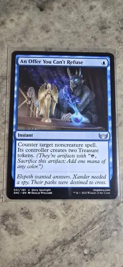 An Offer You Can't Refuse Streets of New Capenna Regular Instant Uncommon MTG LP - Image 1
