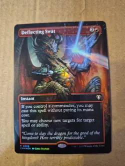 Deflecting Swat (Borderless) Commander Masters Foil - Image 1