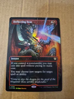 Deflecting Swat (Borderless) Commander Masters Foil - Image 2
