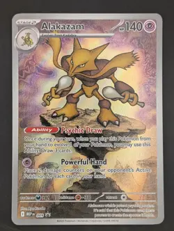 2025 Pokemon Mega Evolutions Promo Holofoil Alakazam #9 - Image 1