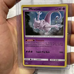 Pokemon Mewtwo SM77 Holo Black Star Promo Pokemon Sun & Moon Promos LP/NM - READ - Image 1
