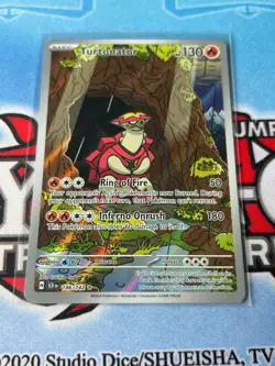 Pokemon Turtonator Illerstration Rare Stellar Crown 146/142, NM - Image 1