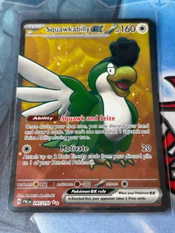 Pokemon - Squawkabilly ex - 247/193 - SV02: Paldea Evolved - Holo - Ultra Rar NM - Image 1