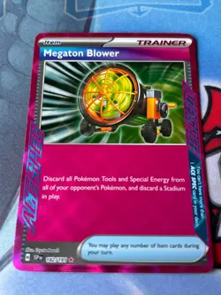 Pokemon 182/191 Megaton Blower Surging Sparks - Pack Fresh NM - Image 1