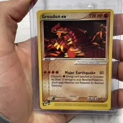 Pokemon Groudon ex e-Series Black Star Promo 002 (Nintendo Power Magazine) LP+ - Image 1