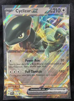 Jumbo / Oversized Cyclizar Ex SVP018 Pokemon Scarlet & Violet Promo Black Star # - Image 1