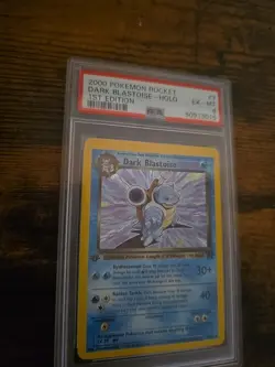 Pokemon 2000 Team Rocket 1st Edition HOLO Dark Blastoise PSA 6 Excellent/MINT - Image 3