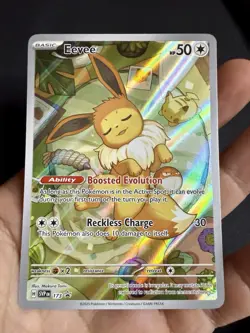 Pokemon TCG Eevee 173 Holo Promo Prismatic Evolutions - Image 1