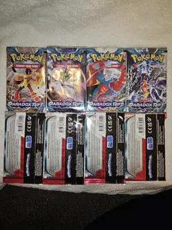 Pokemon Paradox Rift Booster Packs (X8)- All Artwork - New & Sealed - Image 1