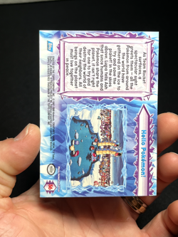 Topps Pokemon The Movie 2000 silver holo foil #56 Hello Pokemon! - Image 3