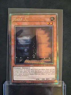 Maxx C RA04-DE150 (Quarter Century Secret Rare) STAMPEDE Yu-Gi-Oh 25th Century - Image 1