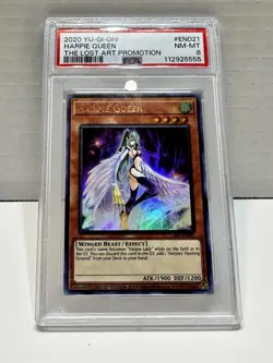 2020 YU-GI-OH! THE LOST ART PROMOTION #ENO21 HARPIE QUEEN - PSA 8 - Image 1