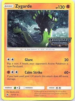 Zygarde - (Cosmos Holo) 072/131 - Pokemon Card - NM - Image 1