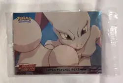 Sealed Topps Pokemon the Movie Mewtwo Strikes Back Card "Super Psychic Pokemon" - Image 1