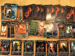 WENDIGO CCG Deck: RAGE Werewolf White Wolf TCG, 161 cards & box, many rares - Image 3