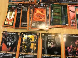 WENDIGO CCG Deck: RAGE Werewolf White Wolf TCG, 161 cards & box, many rares - Image 4