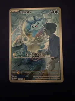 Pokemon TCG Mantyke Card 189/182 Sv04: Paradox Rift NM/Mint - Image 1