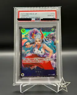 PSA 10 Yamato Japanese OP-04 112 Flagship Top 8 Prize One Piece Card GEM MINT - Image 1