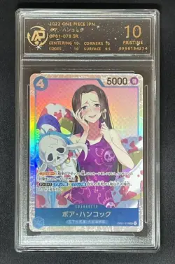2021 ONE PIECE cards JAP Boa Hancock OP01-078 SR RPA 10（SAME AS PSA 10) - Image 1