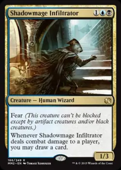 Shadowmage Infiltrator -Foil Medium Play MTG Modern Masters 2015 - Image 1
