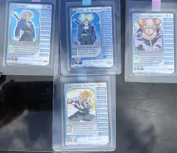 Trunks Level 1-4, Limited Holo DBZ CCG TCG Dragonball Z Personality Card Set - Image 3