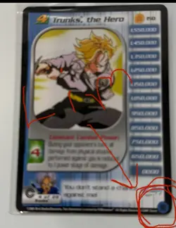 Trunks Level 1-4, Limited Holo DBZ CCG TCG Dragonball Z Personality Card Set - Image 5