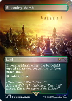 Magic the Gathering (MTG) Secret Lair x Doctor Who: The Dalek Lands (Foil) - Image 2