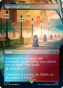 Magic the Gathering (MTG) Secret Lair x Doctor Who: The Dalek Lands (Foil) - Image 3