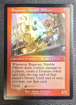 Ragavan, Nimble Pilferer (Retro Frame) Modern Horizons 2 Foil MTG NM Magic Card - Image 1