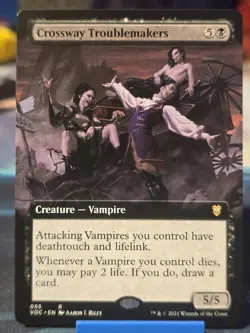 Crossway Troublemakers (Extended Art) Commander: Innistrad: Crimson Vow Regular - Image 1