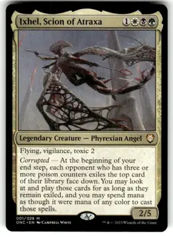 MTG Ixhel, Scion of Atraxa Phyrexia: All Will Be One Commander 001/028 M NM - Image 1