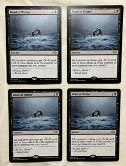 MTG Dead of Winter x4 - Modern Horizons - Image 1