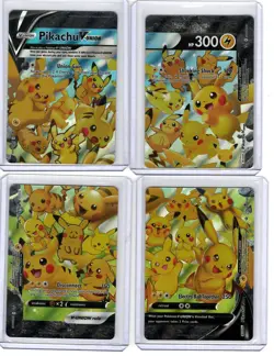 Pokemon Pikachu V-Union Complete Set Near Mint SWSH139 SWSH140 SWSH141 SWSH142 - Image 1