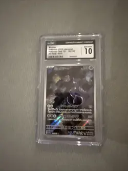 CGC 10 GEM MINT Japanese 2023 Mewtwo AR 183/165 Art Rare Pokemon 151 SV2a - Image 1