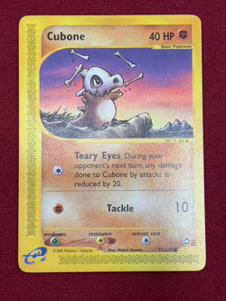 Pokemon TCG - Cubone - #72/147 - Aquapolis Regular - LP - Image 1