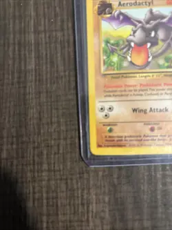 Pokemon TCG - Aerodactyl - 1/62 - Holo Unlimited - Fossil Unlimited [Near Mint] - Image 4