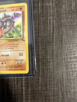 Pokemon TCG - Aerodactyl - 1/62 - Holo Unlimited - Fossil Unlimited [Near Mint] - Image 5