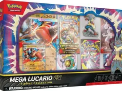 Pokemon TCG Mega Lucario ex Premium Figure Collection Box Factory Sealed PRESALE - Image 1