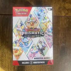 Pokemon TCG Prismatic Evolutions Booster Bundle (6 Booster Packs) New Sealed - Image 1