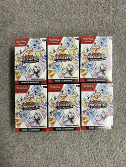 Prismatic Evolutions Pokemon TCG Booster Bundle Sealed Lot Of 6 - Image 1