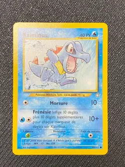 CARTE POKEMON KAIMINUS 80/111 COMMUNE NEO GENESIS - EXC+ - Image 1