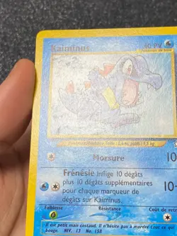CARTE POKEMON KAIMINUS 80/111 COMMUNE NEO GENESIS - EXC+ - Image 2