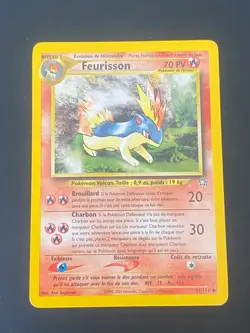 CARTE POKEMON FEURISSON 47/111 FR PEU COMMUNE NEO GENESIS - TBE+ - Image 1