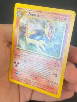CARTE POKEMON FEURISSON 47/111 FR PEU COMMUNE NEO GENESIS - TBE+ - Image 2