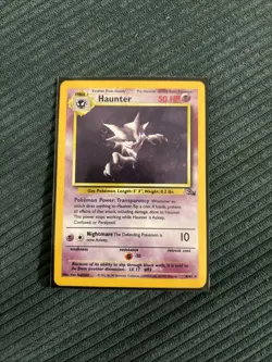 Pokemon TCG Haunter Fossil 6/62 Holo Unlimited Rare HP - Image 1