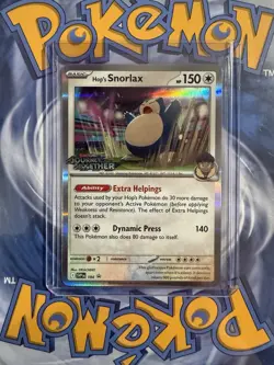Pokemon TCG Snorlax Journey Together Stamped Promo 184 Near Mint Condition - Image 1