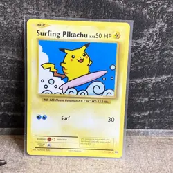 Pokemon TCG Surfing Pikachu XY Evolutions 111/108 Regular Secret Rare - Image 1